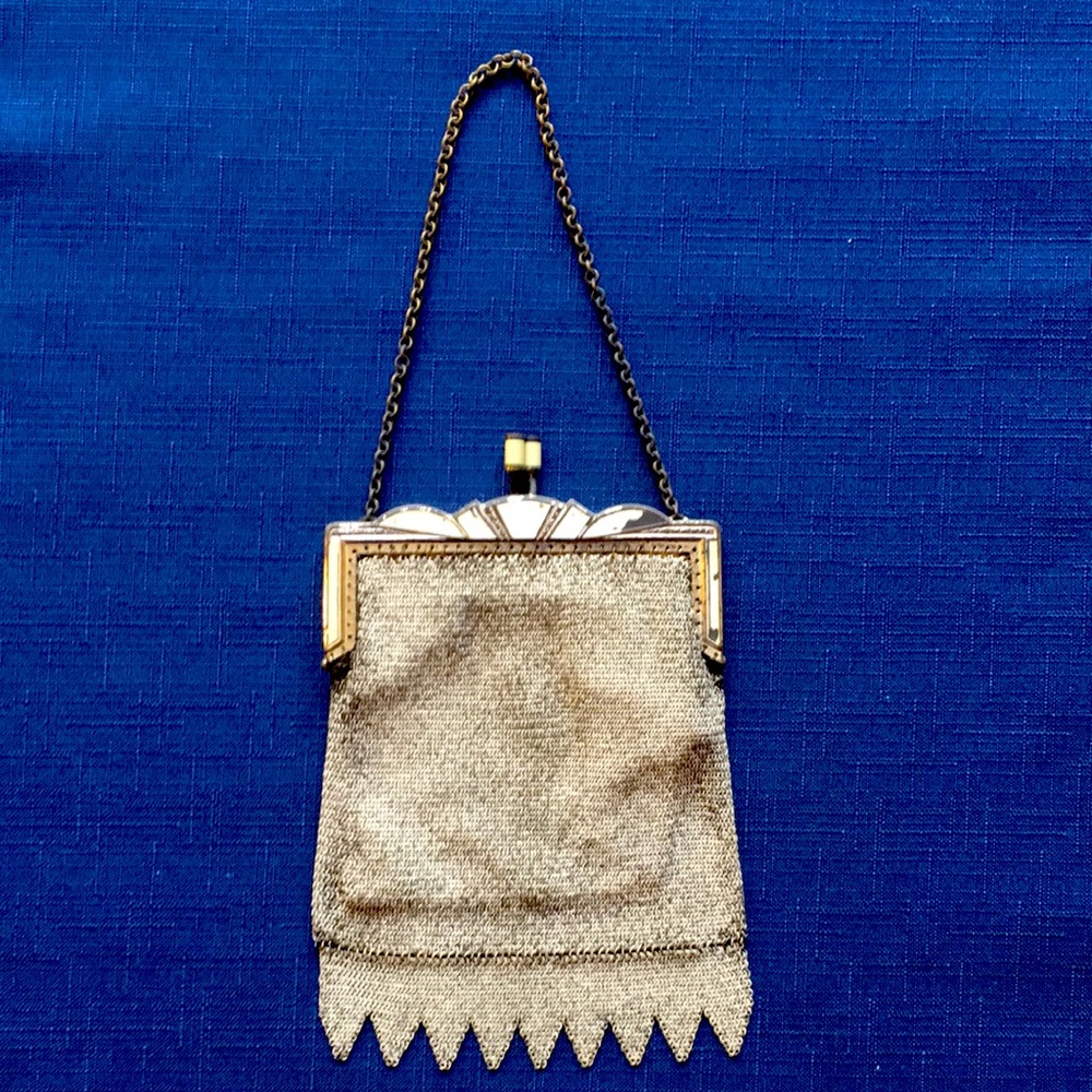 Antique Art Deco Mesh Evening Bag
